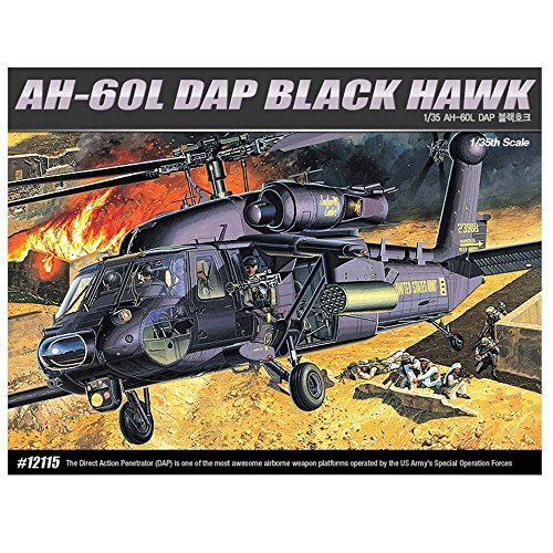 Academy Models 12115 AH - 60L DAP Schwarz Hawk Hubschrauber Plastik Modellbausatz von Academy