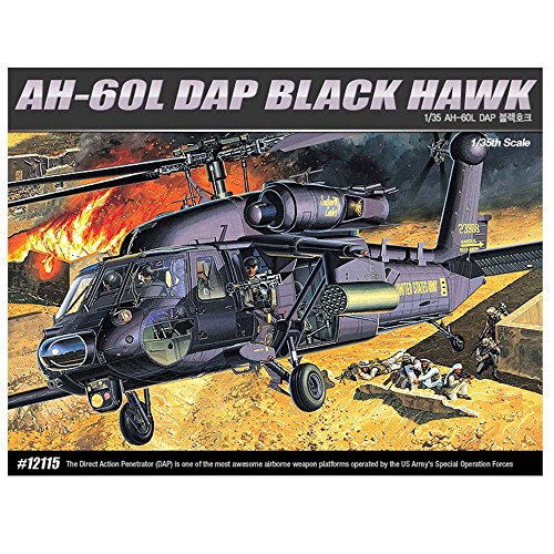 Academy Models 12115 AH - 60L DAP Schwarz Hawk Hubschrauber Plastik Modellbausatz von Academy