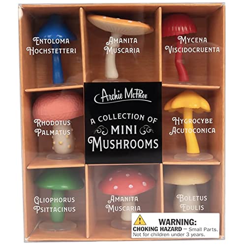 Accoutrements Collection of Mini Mushrooms Vinyl Mini Figur Set von Accoutrements