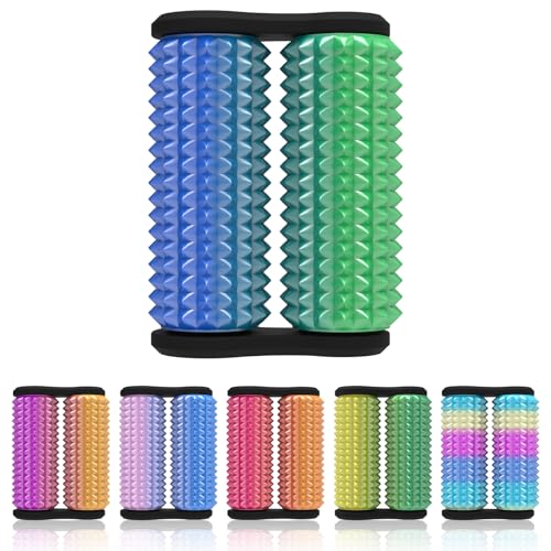 ACDOLF Little Ouchies Stressroller – Blaugrün – 3D Fidget Spielzeug für Erwachsene & Jugendliche – Sensorisches Stachelspielzeug gegen Angst & Stress von Acdolf