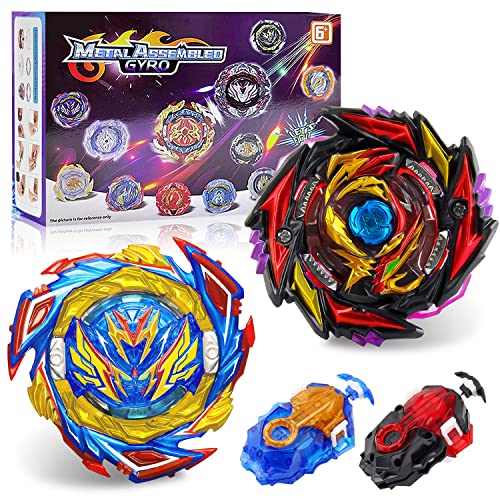2 in 1 Bey Starter Set, 4D Metall Fusion kampfkreisel, Kinder Spielzeug Geschenk für Weihnachten, Geburtstag, Kreisel für Kind, Jugendliche Und Erwachsene 2 in 1 Bey Starter Set, 4D Metall Fusion kampfkreisel, Kinder Spielzeug Geschenk für Weihnachten, Geburtstag, Kreisel für Kind, Jugendliche Und Erwachsene von Acebwhtoy