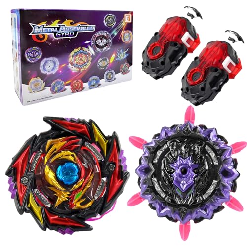 Acebwhtoy 2 in 1 Metal Fusion mit Launcher, Kinder Spielzeug Geschenk für Weihnachten, Geburtstag von Acebwhtoy