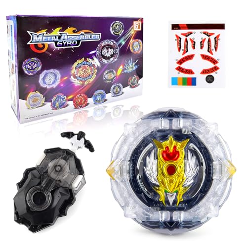 Bey Burst Turbo Set, Bey Metal Fusion mit Launcher, Kreisel Spielzeug Geschenk Für Kinder, Jugendliche von Acebwhtoy