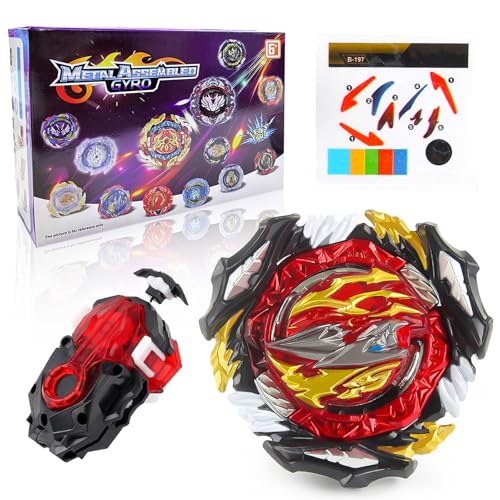 4D Metal Fusion Kreisel mit Starter, Geschenk für Weihnachten, Geburtstag, Kinder Spielzeug für Kinder ab 6 Jahren 4D Metal Fusion Kreisel mit Starter, Geschenk für Weihnachten, Geburtstag, Kinder Spielzeug für Kinder ab 6 Jahren von Acebwhtoy