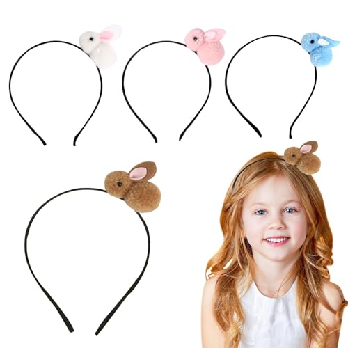 Aceirropy Hasen-Haarbänder, Hasen-Haarreifen | 4X Häschen süßes Haarband Stirnband - Haarschmuck, Osterdekoration, Kopfschmuck für Frühling, Geburtstag, Maskerade Aceirropy Hasen-Haarbänder, Hasen-Haarreifen | 4X Häschen süßes Haarband Stirnband - Haarschmuck, Osterdekoration, Kopfschmuck für Frühling, Geburtstag, Maskerade von Aceirropy