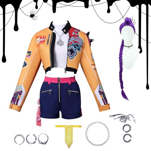 Aceirropy Kinder Anime Cosplay Kostüm | Party Uniform Outfits,Rollenspiel Kleidung Mit Perücke Für Halloween Party Frauen Mädchen Aceirropy Kinder Anime Cosplay Kostüm | Party Uniform Outfits,Rollenspiel Kleidung Mit Perücke Für Halloween Party Frauen Mädchen von Aceirropy
