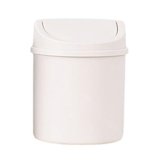 Aceirropy Mini-Mülleimer Für Den Schreibtisch, Tisch-Mülleimer, k-leiner Mülleimer Für Den Schreibtisch, Mini-Mülleimer Für Den Schreibtisch Mit Schwingdeckel, Abfalleimer Für Den Schminktisch von Aceirropy