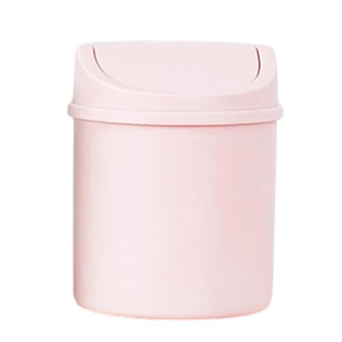 Aceirropy Mini-Mülleimer Für Den Schreibtisch, Tisch-Mülleimer, k-leiner Mülleimer Für Den Schreibtisch, Mini-Mülleimer Für Den Schreibtisch Mit Schwingdeckel, Abfalleimer Für Den Schminktisch von Aceirropy