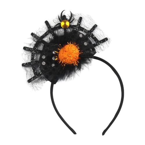 Aceirropy Spinnen-Haarband, Spinnen-Haarband | Kreativer Haarreifen-Festival-Kopfschmuck mit Spinne | Spinnen-Kopfbedeckung, leichte Kostüm-Kopfbedeckung für Cosplay, Abschlussball-Party von Aceirropy