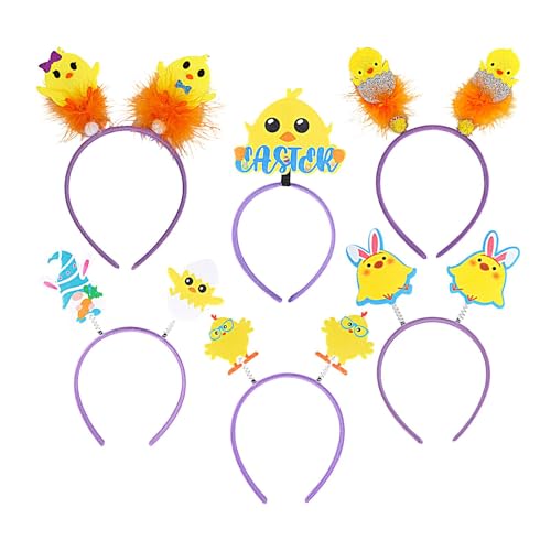 Aceirropy -Stirnbänder für Frauen, süßes -Stirnband,hase Huhn Süßes Stirnband Haarschmuck | 6 x Party-Kopfbedeckung, Haarreifen, Haar-Stirnbänder, Foto-Requisite, dekoration, Partyzubehör Aceirropy -Stirnbänder für Frauen, süßes -Stirnband,hase Huhn Süßes Stirnband Haarschmuck | 6 x Party-Kopfbedeckung, Haarreifen, Haar-Stirnbänder, Foto-Requisite, dekoration, Partyzubehör von Aceirropy