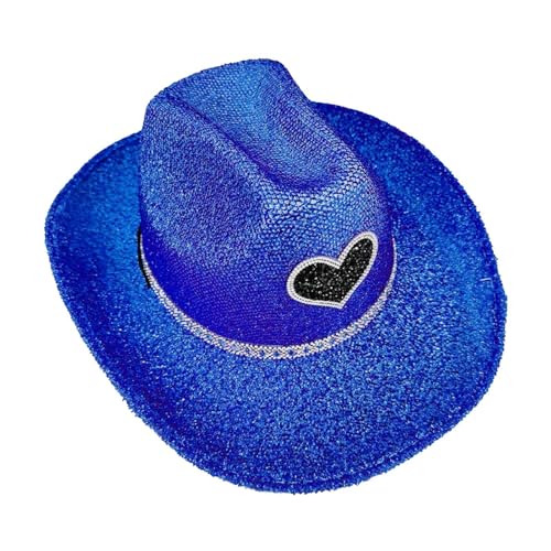Aceirropy Western Cowboyhut, Cowgirl Hut Glitter | Disco Glitter Cowgirl Hut | Party Kopfbedeckung, Kostümzubehör für Halloween Bachelorette Party Aceirropy Western Cowboyhut, Cowgirl Hut Glitter | Disco Glitter Cowgirl Hut | Party Kopfbedeckung, Kostümzubehör für Halloween Bachelorette Party von Aceirropy