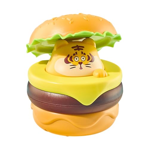 Aceirropy Winden Sie Spielzeug für Kinder, ziehen Sie zurück | Nettes Cartoon Wind -up -Auto mit Hamburger -Design | Sport- und Freizeitspiel, Kinderspielwagen für Jungenmädchen, Heimnutzer, von Aceirropy