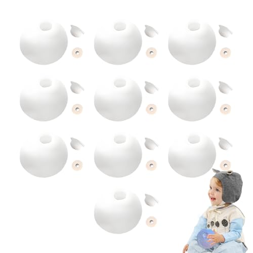 Empty Stress Ball Kit,Blank Skins Milky Making Kit,Blanko-Druckballhaut D-IY Kit,Noisy Sand Expander Tool Glutinous Stress Relief Base Container for Adults von Aceirropy