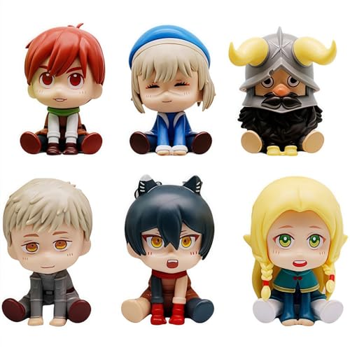 Acfigure 6 Stück Delicious Dungeon Anime 6 cm Figur Statue Laios Tōdein Falin Tōdein Marcille Donato Chilchuck Timm Senshi niedliche Sitzhaltung PVC Figuren Modell Acfigure 6 Stück Delicious Dungeon Anime 6 cm Figur Statue Laios Tōdein Falin Tōdein Marcille Donato Chilchuck Timm Senshi niedliche Sitzhaltung PVC Figuren Modell von Acfigure