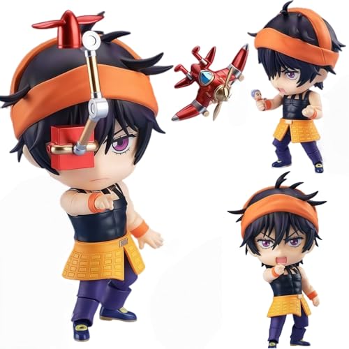 Acfigure Anime JoJo's Golden Wind 10CM Moveable Action with Accessories Figure Giorno Giovanna Guido Mista Pannacotta Ghirga Narancia Fugo Figures Model for Display and Gift (Narancia Ghirga) von Acfigure
