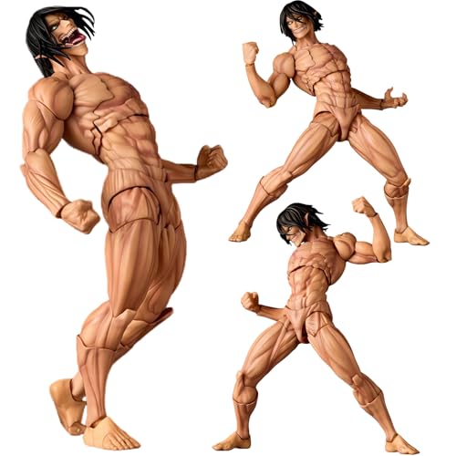 Acfigure Eren Jaeger Attacking Giant Moveable Action with Accessories 17CM Figure Statue Anime Replaceable Face PVC Interact Figures Toy Model for Display and Collectible Acfigure Eren Jaeger Attacking Giant Moveable Action with Accessories 17CM Figure Statue Anime Replaceable Face PVC Interact Figures Toy Model for Display and Collectible von Acfigure
