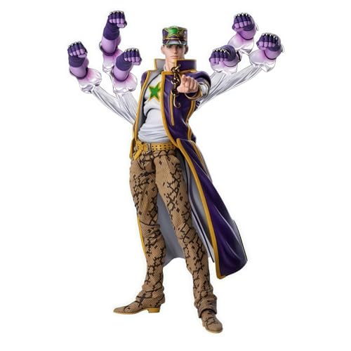 Acfigure JoJo's Jotaro Star Platinum Cujoh Jolyne Stone Free Action Moveable with Accessories Figure Anime 17CM PVC Boxed Figures for Decor Display and Collectible Gift (Jotaro) von Acfigure