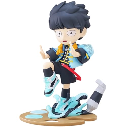 Acfigure Kageyama Shigeo Reigen Arataka Figur, Anime, Psycho, 100, chinesisches Kung-Fu-Kostüm, PVC-Modell für Desktop-Dekoration, Display und Sammlerstück, Geschenk (Kageyama Shigeo) von Acfigure