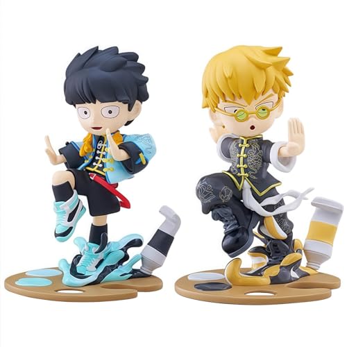 Acfigure Kageyama Shigeo Reigen Arataka Figur, Anime, Psycho, 100 chinesische Kung-Fu-Kostümfiguren, PVC-Modell für Desktop-Dekoration, Display und Sammlerstück, Geschenk (Kageyama Shigeo + Reigen Acfigure Kageyama Shigeo Reigen Arataka Figur, Anime, Psycho, 100 chinesische Kung-Fu-Kostümfiguren, PVC-Modell für Desktop-Dekoration, Display und Sammlerstück, Geschenk (Kageyama Shigeo + Reigen von Acfigure