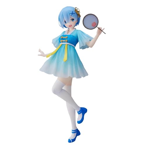 Acfigure REM Stehende Figur Modell, RE:ZERO Chinesischer Stil Hanfu Anime Charakter Modell Dekoration, Geschenke, Sammlungen (Blau) von Acfigure
