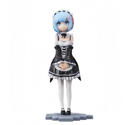 Acfigure Rem/RAM Figur RE:0, Anime-Starten des Lebens in einer anderen Welt, 17 cm, Kinderfiguren, Remu/Ramu, PVC-Statue, stehend, Spielzeug zum Sammeln und Verschenken (RAM) von Acfigure
