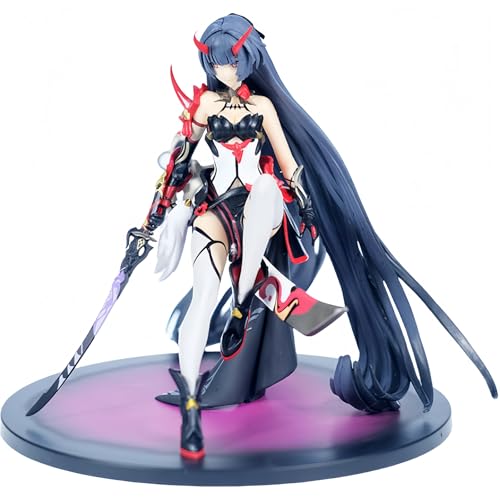 Anime Raiden Mei Figur, Statue, 20 cm, sitzende Position, Actionfigur, Cartoon-Charakter, Zubehör, PVC-Modell für Desktop-Dekorationssammlungen von Acfigure