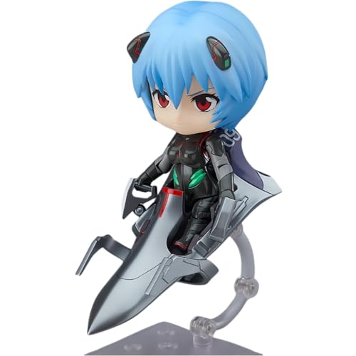 Ayanami Rei Anime-Figur, Höhe 10 cm, Tischdekoration, PVC-Material, Beweglichkeit, Modell, Statue, Cartoon-Charakter, Spielzeug für Anime-Fans Sammlung von Acfigure