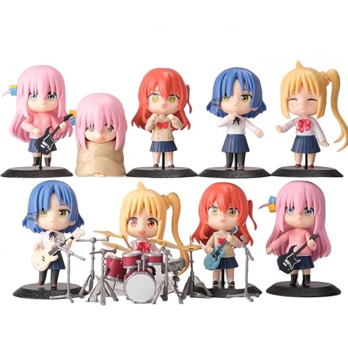 Bocchi The Rock Anime Figure Nine-Piece Set Height 10cm Goto Hitori Action Figure PVC Statue Model for Desktop Decoration Collections Bocchi The Rock Anime Figure Nine-Piece Set Height 10cm Goto Hitori Action Figure PVC Statue Model for Desktop Decoration Collections von Acfigure