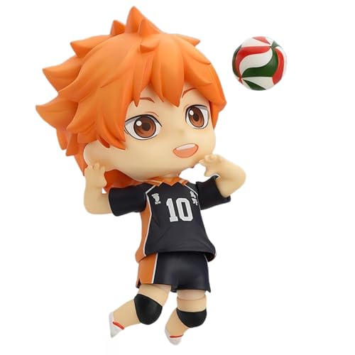 Haikyuu Anime Figuren 10cm Charakter Figur Sammelstatuen mit beweglichen und austauschbaren Teilen zur Dekoration (Hinata Shōyō) von Acfigure