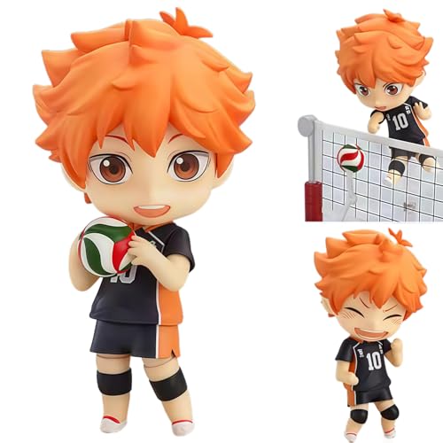 Hinata Shōyō Anime Figuren 10cm Haikyuu Charakter Figur Sammelstatuen mit beweglichen und austauschbaren Teilen zur Dekoration (Hinata Shōyō) von Acfigure
