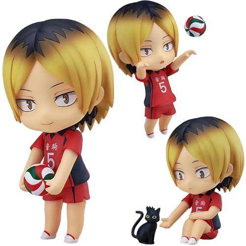 Kozume Kenma Anime Figuren 10 cm Haikyuu Charakter Figur Sammelstatuen mit beweglichen und austauschbaren Teilen zur Dekoration (Kozume Kenma) von Acfigure