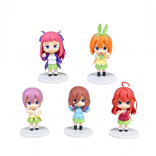 Nakano Miku Anime Figur Modell 11cm Fünfteiliges Set The Quintessential Quintuplets Action Figure PVC Statue Cartoon Character for Decoration Desktop Collection Gifts Nakano Miku Anime Figur Modell 11cm Fünfteiliges Set The Quintessential Quintuplets Action Figure PVC Statue Cartoon Character for Decoration Desktop Collection Gifts von Acfigure