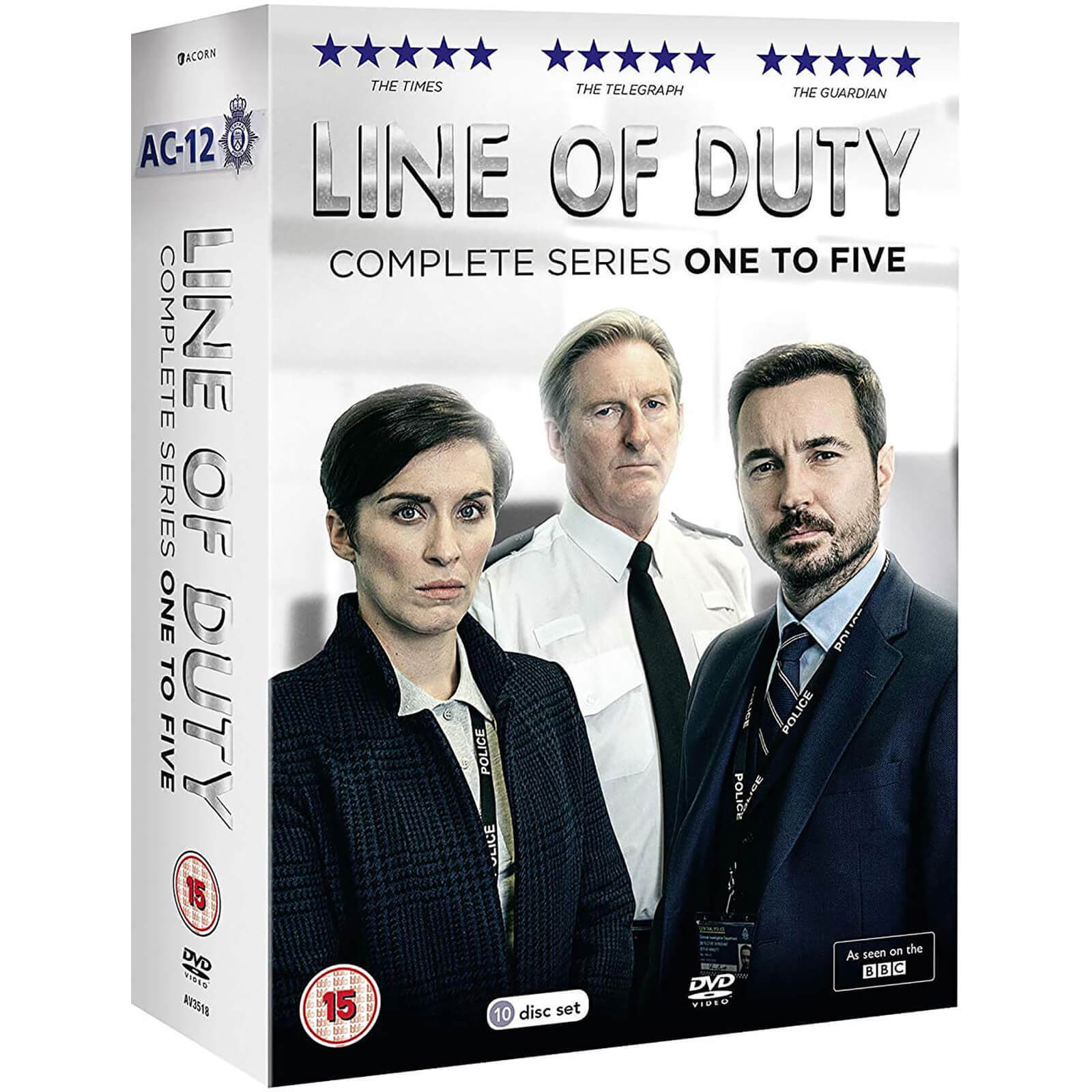 Line of Duty Serie 1-5 Box-Set von Acorn Media