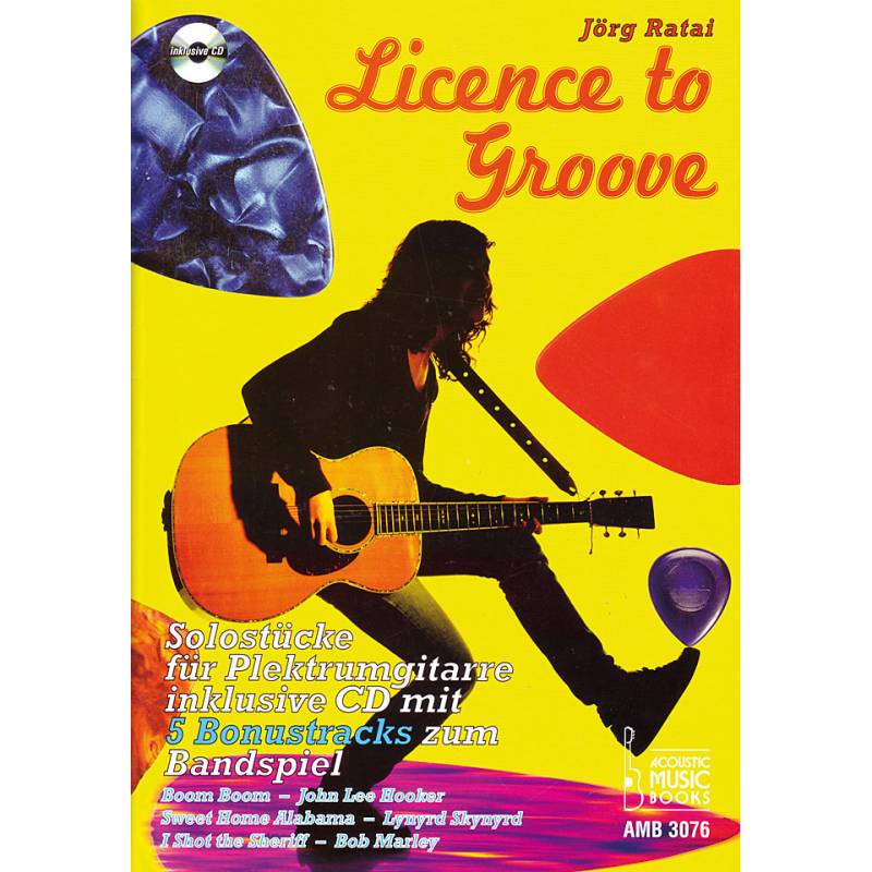 Acoustic Music Books Licence to Groove Notenbuch von Acoustic Music Books