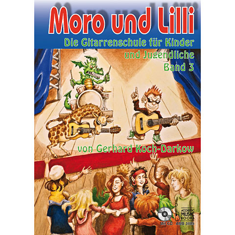 Acoustic Music Books Moro und Lilli Bd.3 +CD Lehrbuch von Acoustic Music Books