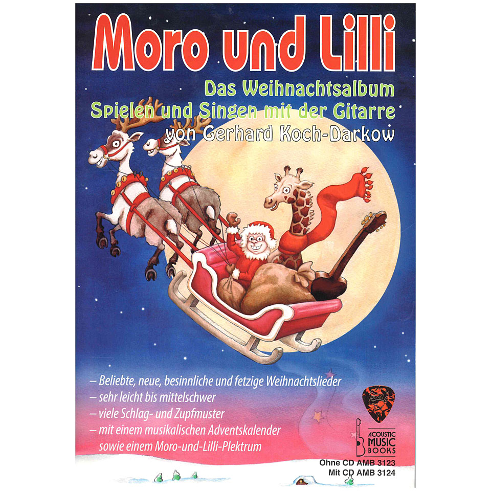 Acoustic Music Books Moro und Lilli - Das Weihnachtsalbum Lehrbuch Acoustic Music Books Moro und Lilli - Das Weihnachtsalbum Lehrbuch von Acoustic Music Books