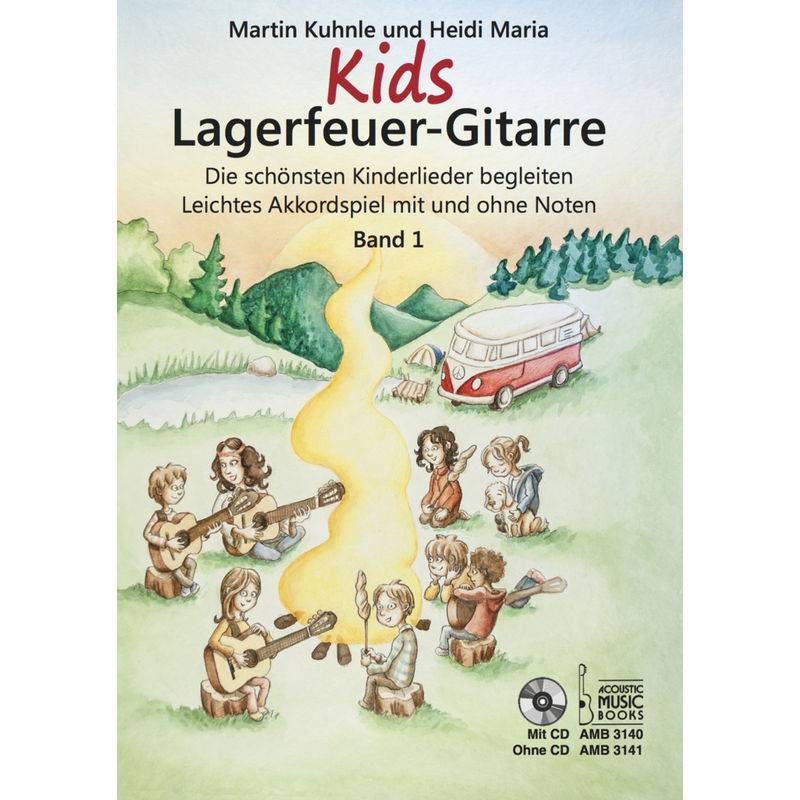 Kids Lagerfeuer-Gitarre.Bd.1 von Acoustic Music Books