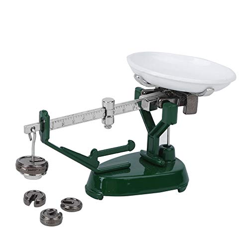 112 Plattformwaagen Spielzeug Metall Miniatur Puppenhaus Zubehör Sammlerstück Geschenk Miniatur Plattformwaagen (Balance Skalen) von Acouto