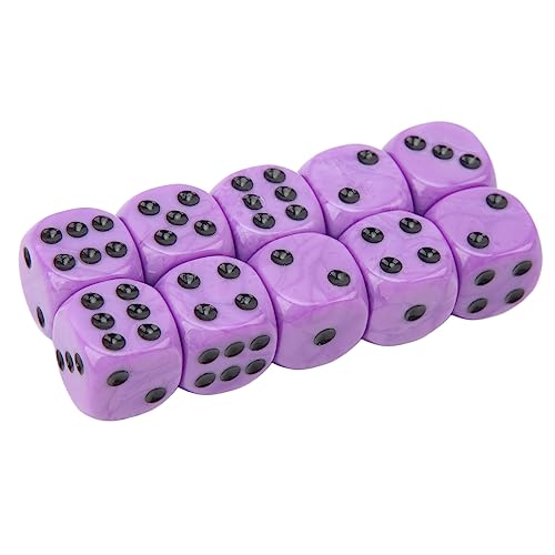 20 Stück 16 Mm Würfel mit Abgerundeten Ecken, 6-seitiges G-Würfel-Set für Tisch-Brettspiele, Mathe-Spiele, G-Würfel mit Schwarzen Punkten, Große Punkte für Einfaches Lesen und 20 Stück 16 Mm Würfel mit Abgerundeten Ecken, 6-seitiges G-Würfel-Set für Tisch-Brettspiele, Mathe-Spiele, G-Würfel mit Schwarzen Punkten, Große Punkte für Einfaches Lesen und von Acouto
