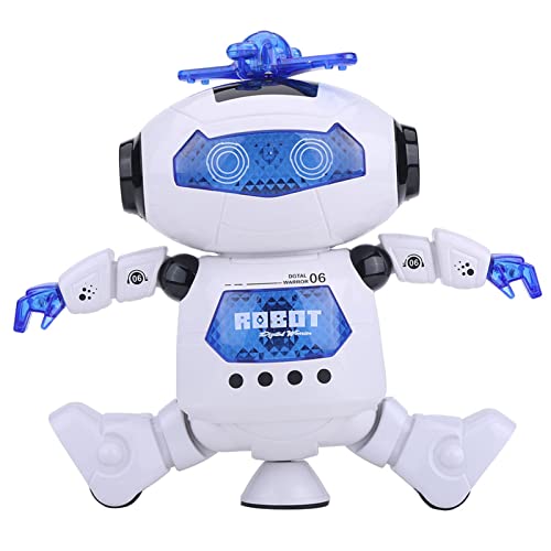 360° Drehbar Tanzend Humanoid Roboter Spielzeug mit Beleuchtung für Kinder Lustig von Acouto