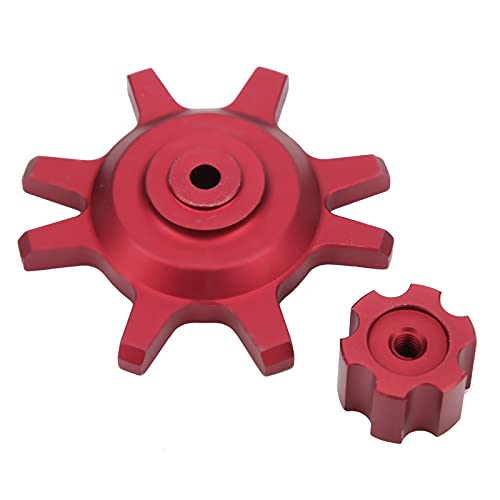Acouto /10 Aluminiumlegierung RC Auto Rad Hub -Reifenschloss -Wechsler Werkzeug für ./2.2in Wheeltitan Hochaluminiumqualität und Mate RC Tire Lock Toolrc Car Tire ChangerHub Reifenschloss (Rot) von Acouto