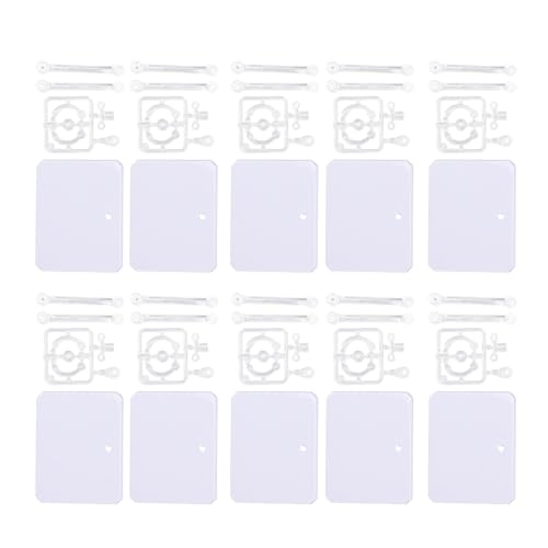 Acouto 10pcs Set Assembly Action Abbildung Anzeige Halter Basis Puppenmodell Support Ständer mit Zubehör für /144 Weiß Die Abbildung Aktion Greater Will Assembly Action Anzeige (White) von Acouto