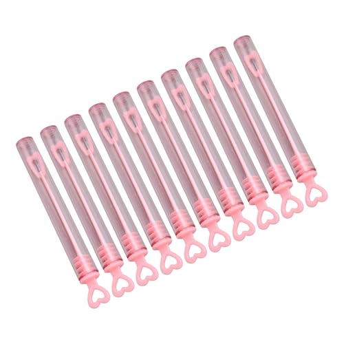 Acouto 10pcs Tragbare Blasenspielzeug, Rosa Herzförmige Bubble -Röhren Plastikblase Sticks für Outdoor -Aktivitäten, Familienversammlungen, Poolpartys Acouto 10pcs Tragbare Blasenspielzeug, Rosa Herzförmige Bubble -Röhren Plastikblase Sticks für Outdoor -Aktivitäten, Familienversammlungen, Poolpartys von Acouto