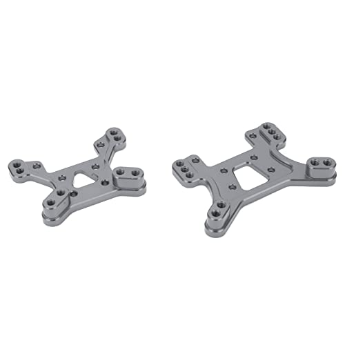 Acouto 2 Stück Vorderes Hinteres Stoßdämpferbrett aus Aluminiumlegierung, RC-Zubehör, Passend für LC Racing 1/14 WLtoys 14400 124018 124019 RC CarTitanium Einfache Installation des Acouto 2 Stück Vorderes Hinteres Stoßdämpferbrett aus Aluminiumlegierung, RC-Zubehör, Passend für LC Racing 1/14 WLtoys 14400 124018 124019 RC CarTitanium Einfache Installation des von Acouto