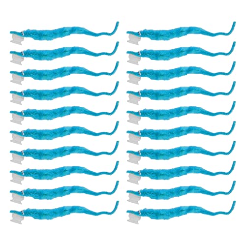 Acouto 20 PCs Pelzig P -Material Niedlich DIY Kompakt Tragbarer Fuzzy Für Party Purple Pelzy Wormfuzzy WormsFuzzy Toy Für Partycute Wurmspielzeug -Spielzeug in F Endl mit und Braucht Ihre (#3) von Acouto