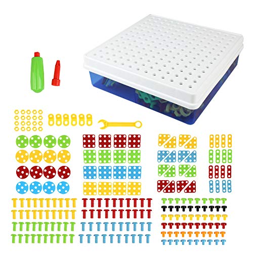 Acouto 234pcs Puzzlespielzeug Demontage Schrauben NUT BAUBESTELLUNGSET von Acouto