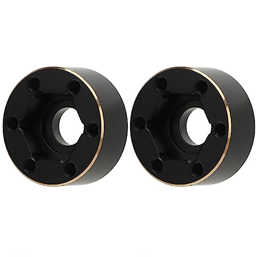 Acouto 2pcs Hex Hub Brass RC Crawler. 2,2 Erweitern Adapter für Axiale Scx10 Capra für VS4 10/10 RC Crawler 6 Mm / 0, Zoll Sechskanträder Hub Messing Made (9mm) von Acouto