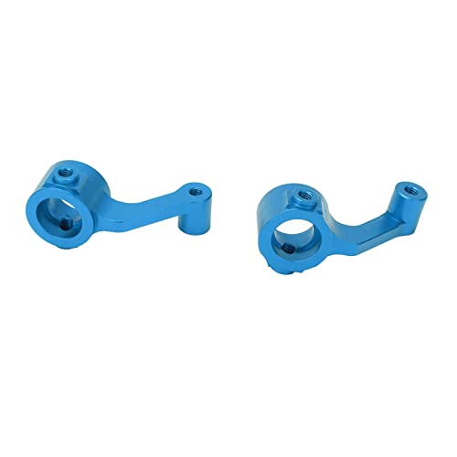 Acouto 2pcs RC -Lenkblöcke Aluminiumlegierung Poröses Design Reduzieren Vibration Praktische Autoteile für ECX 2WD /10 Blau Die Lenkung RC von Are Legierten EIN -Lenkblöcke Aluminium (Blue) von Acouto