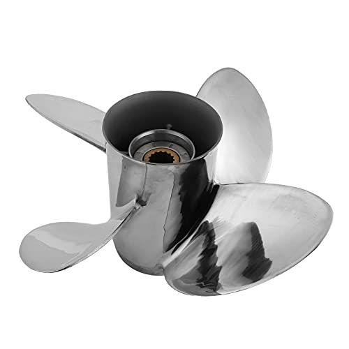 Acouto 4 Blades 19 Pitch Propeller Edelstahl Passform für 60‑140 PS Acouto 4 Blades 19 Pitch Propeller Edelstahl Passform für 60‑140 PS von Acouto