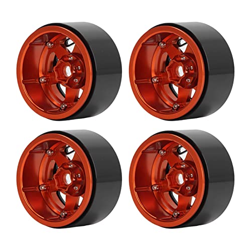Acouto 4 PCS 2,2 Zoll Aluminiumlegierung (ORANGE) von Acouto